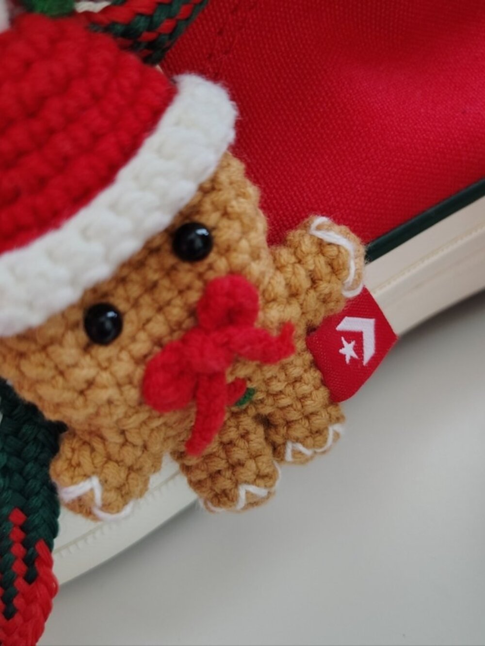 Converse Chuck 70 Gingerbread High Top Red M5/W7 Knit Sock NWOB - Picture 7 of 15